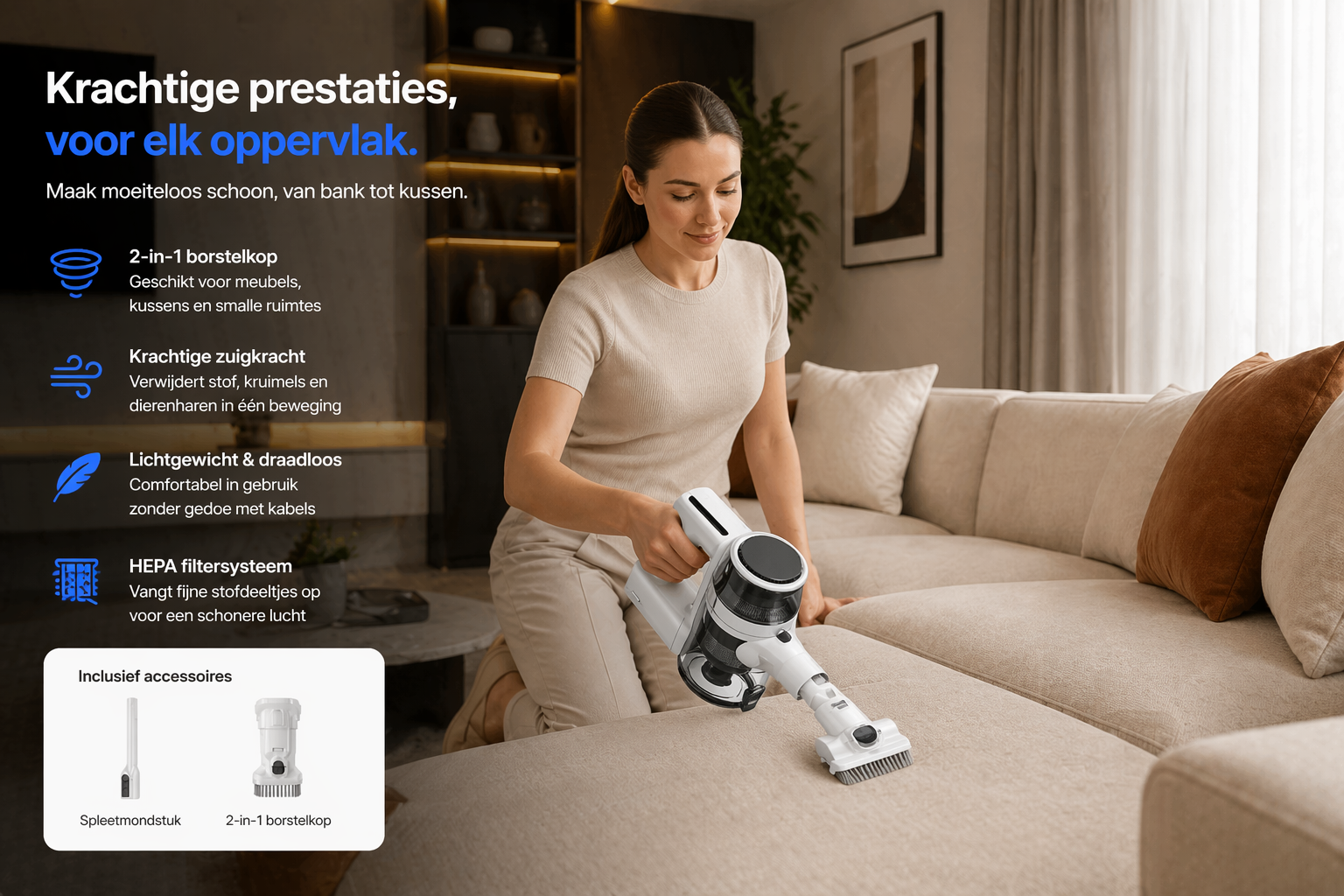 Nexora Powerclean Pro Cordless Vacuum Cleaner